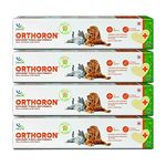 Natural Remedies Orthoron Supplement to Build Joint Strength, Helps Limping and Stiffness, Real Chicken Liver, Easy to Feed Paste, Natural & Safe for Dogs & Cats of All Breeds (Pack of 4-60 ml Each)