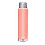 Milton Elfin 750 Thermosteel 24 Hours Hot and Cold Water Bottle, 750 ml, Peach | Leak Proof | Easy to Carry | Office Bottle | Hiking | Trekking | Travel Bottle | Gym | Home | Kitchen Bottle