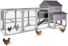 Large Chicken Coop with Run - Woode