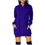 Yihaojia Women Long Sweat Hooded Cute Long Sleeve Oversized Hoody Pullover Dress for Juniors Amazon Canada Online Shopping,Amazon Fashion Women