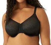 Wacoal Women's Back Appeal Underwire Bra, Black, 40DD