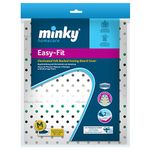 Minky PP23004003 Easy Medium Ironing Cover Fits Boards, 110 x 35 cm, Black