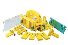 MICROJIG GR-281 GRR-Ripper Complete 3D Pushblock System, Yellow