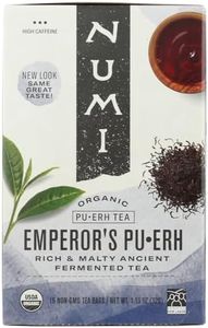 Numi Emperor's Puerh Black Tea - 16 Tea Bags