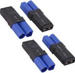 AFDHGS 4pcs EC5 to Traxxas ESC/Charger Adapters for Zee Batteries