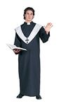 RG Costumes Men's Deluxe Priest, Black, One Size