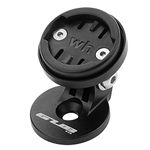 skrskr Adjustable Bike Stem Top Cap Mount Holder with 4 Adapters for Garmin for Bryton for Cateye for Wahoo Cycling Computers