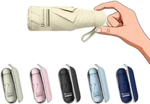 BAODINI Travel Mini Umbrella for Pu