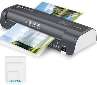BONSEN Plastifieuse A3 avec Technologie Anti-Blocage, 100 Pochettes Incluses, Température NTC Précise, Plastification Rapide pour Maison, École, Bureau – Idéale pour Enseignants, Bureaux et DIY, L3402