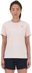 New Balance Women's Sport Essentials T-Shirt, Quartz Pink, Large