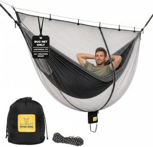 Wise Owl Outfitters Hammock Bug Net – Mosquito Net for Hammock, Lightweight Bug Netting for Camping, Hiking, Backpacking, Forest & Outdoor Use