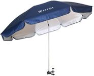 AMMSUN XL Chair Umbrella with Universal Clamp 52 inches and 360-degree Swivel UPF 50+, Portable Clamp on Camping or Beach Chair, Stroller, Wheelchair, Golf cart, Lounger, Navy Blue, Large-sized