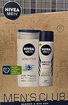 Nivea Men Men's Club Sensitive Shower & Deo Duo Gift Set