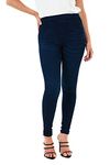 M17 Women Ladies Denim Jeans Jeggings Skinny Fit Classic Casual Trousers Pants with Pockets (24, Dark Wash Blue)