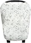 Copper Pearl Baby Car Seat Cover Canopy and Nursing Cover Multi-Use Stretchy 5 in 1 Gift "Alta", 4.8 Ounces