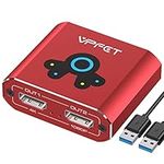 VEDINDUST HDMI Splitter Extend 4K60HZ USB HDMI to Dual HDMI Adapter Support Mirror or Extend Only for Computer versions Windows XP/Windows VISTA/Windows 7/Windows 10/Windows 11.