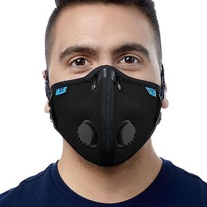 RZ Mask M2.5 Mesh Dust Mask, Black, Large