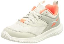 Reebok Boys Reebok Rush Runner 4.0 Pure Grey 2/Pure Grey 3/Orange Flare Shoes - 3.5 Uk (4.5 Us) (Lwi98)