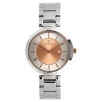 Titan Workwear Rose Gold Dial Analog Stainless Steel Strap watch for Women-NS2480KM01