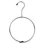 Hangerworld 3 Chrome Metal Belt Ring Holder Belt Scarf Jewellery Accessory Coat Clothes Hanger.