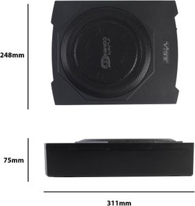 VIBE Slick 10” Car Subwoofer – Compact 10in Bass Speaker