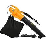 Panana Leaf Blower 3000W, Garden Vacuum Shredder Mulcher with 30L Leaf Collection Bag, 10m Cable Lightweight Design Leaf Vacuum for Clearing Patios Leaves Other Waste