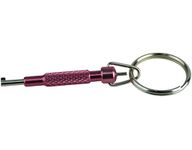 Savage Island Universal Handcuff Key with Keyring Pink