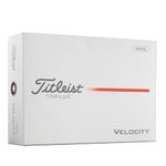 Titleist Velocity Golf Balls, White (One Dozen)