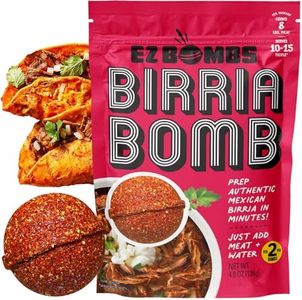 EZ Bombs Birria Bomb Seasoning, Pack of 2 – Authentic Mexican Spice Mix for Tacos, Burritos, Nachos, and Quesadillas – Made with Real Chiles, Herbs, and Spices for Quick and Flavorful Meals