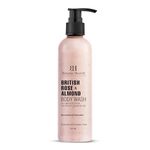 Botanic Hearth British Rose & Almond Body Wash with Shea Butter | Moisturizing Body Wash Shower Gel for Softer, Smoother Skin | Sulfate & Paraben Free | for Women & Men | 245ml