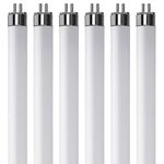 (Pack Of 6) F8T5/CW - T5 Fluorescent 4100K Cool White - 8 Watt - 12" Super Long Life Light Bulbs