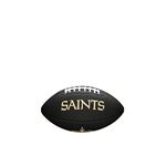 WILSON Sporting Goods NFL New Orleans Saints Team Logo Football, Black, Mini Size