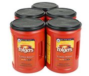 Folgers Medium Roast Coffee, 48oz, 5 Pack