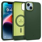 Caseology Nano Pop Mag Silicone Case [Built-in Magnet] Designed for Magsafe Compatible with iPhone 14 Case 5G (2022) with iPhone 13 Case (2021) - AVO Green