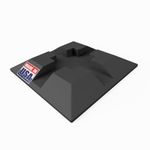 (USA Made) Foundation Block | Deck Support | Handi Block | Pier Shed Base Footing Post Beam Support | Heavy Duty, UV Resistant, 100% Recycled Plastic | Durable for Decks, Sheds & Structures (10 Pack)