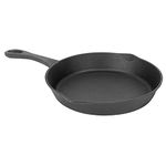 Bayou Classic 7430 8-in Cast Iron Skillet Features Pour Spouts Perfect For Searing and Braising