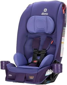 Diono Radian 3R, All-in-One Convertible Car Seat, Rear and Forward Facing, 10 Years 1 Car Seat, Slim Fit 3 Across, Purple Wildberry