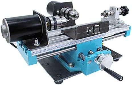 Mini Metal Lathe with Variable Speed Control for High Precision Milling and Mini Parts Processing