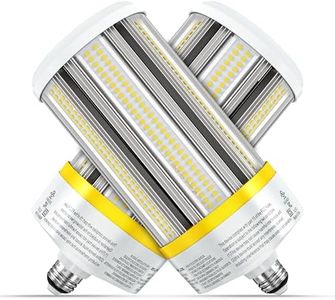 Snyloe 2Pack 150W LED Corn Light Bulb, 2100W Equivalent, 5000K Daylight, 360° Lighting, E26/E39 Base, Energy Efficient for Warehouse, Garage, and Outdoor Use, YT-5005-2