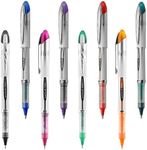 Uniball Vision Elite Rollerball Pens, Assorted Pens Pack of 8, Bold Pens with 0.8mm Ink, Ink Black Pen, Pens Fine Point Smooth Writing Pens, Bulk Pens, and Office Supplies