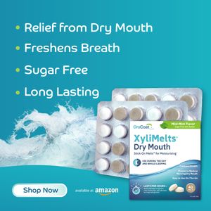 XyliMelts Dry Mouth Relief Tablets, 80-Pack