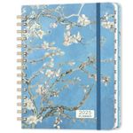 2025 Planner – Planner 2025, Weekly & Monthly Planner, Jan 2025 - Dec 2025, Planner with Hardcover, 8.5" x 6.4", Twin-Wire Binding, Monthly Tabs, Inner Pocket, Daily Organizer