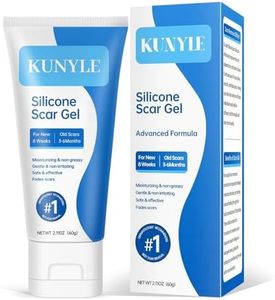 Kunyle Silicone Scar Gel, Scar Cream, Advanced Scar Gel for Surgical Scars, Stretch Marks, Keloid Bump Removal, Old and New Scars 2.11oz (60g)