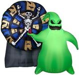 7 Ft Tall Oogie Boogie Wheel of Death Animated Halloween Inflatable Disney