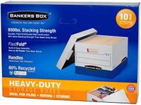 Bankers Box Heavy Duty File Boxes Letter/Legal, 10 Count
