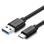 UGREEN 20884 USB 3.0 A Male to Type C Male Cable Nickel Plating 2m Black