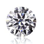 Moissanite Stone 0.5CT to 3CT White D Color VVS1 Clarity Moissanite Loose Diamonds CHINALUSTER 3Excellent Round Cut Loose Gemstone for Jewelry Making,Engagement Ring Pendant Necklace Jewelry Making with GRA (2)