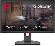 BenQ ZOWIE XL2540K Esports Gaming Monitor | 24.5 inch 240Hz XL Setting to Share | 120Hz Compatible for PS5 and Xbox Series X, black