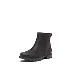 SOREL Women's Emelie lll Zip Waterproof Boot - Black, Black - 7.5