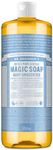 Dr Bronner's Baby Mild All-One Magic Soap, Made with Organic Oils, Used for Face, Hair, Babies, Laundry and Dishes, Certified fair Trade & Vegan Friendly, 945ml Recycled Bottle